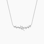 Collier Folia Argent Blanc - Colliers fantaisie Femme | Histoire d&rsquo;Or
