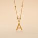 Collier Plaqué Or Jaune Lettra - Colliers fantaisie Femme | Histoire d’Or