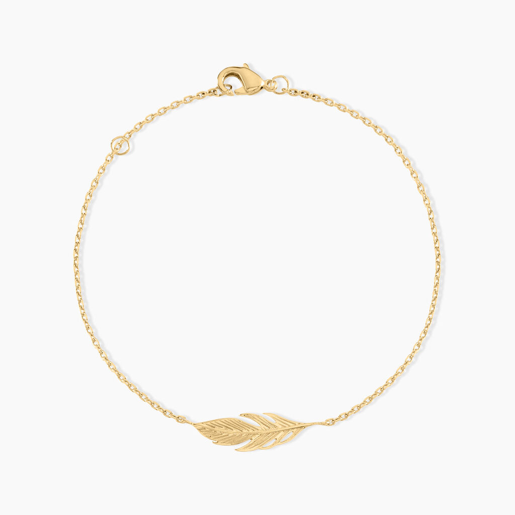 Bracelet Hanae Plaqu&eacute; Or Jaune - Bracelets Femme | Histoire d&rsquo;Or