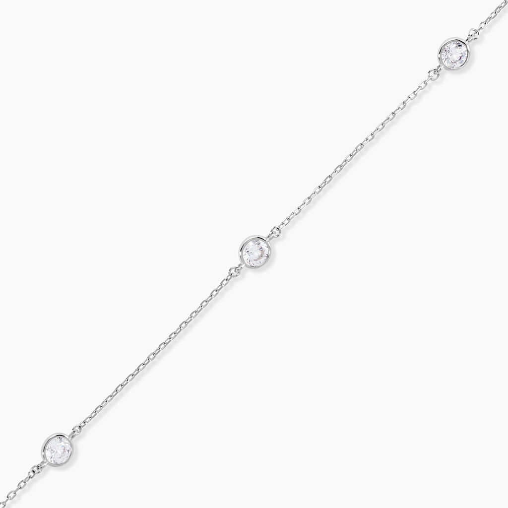 Bracelet Venda Argent Blanc Oxyde De Zirconium - Bracelets Femme | Histoire d&rsquo;Or