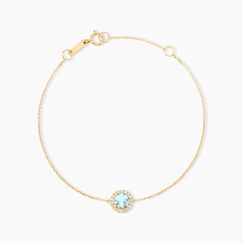 Bracelet Munira Or Jaune Topaze Oxyde De Zirconium - Bracelets Femme | Histoire d&rsquo;Or