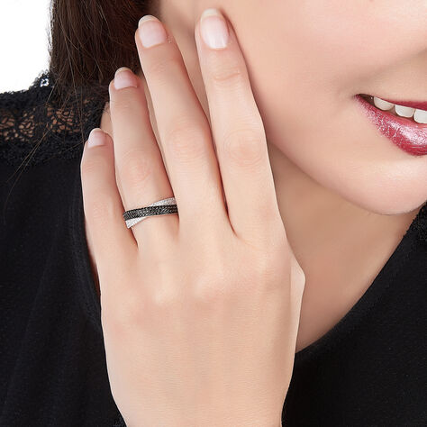 Bague Delea Argent Blanc Oxyde De Zirconium - Bagues avec pierre Femme | Histoire d’Or