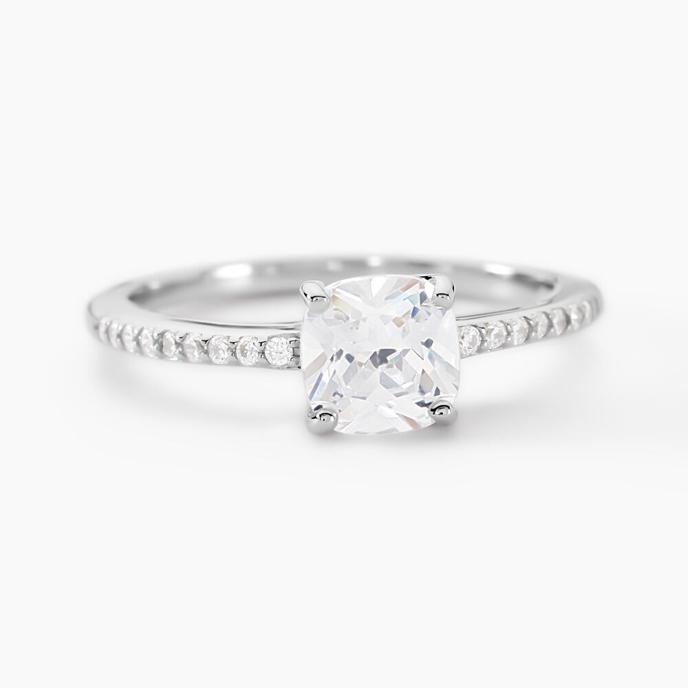 Bague solitaire outlet en argent