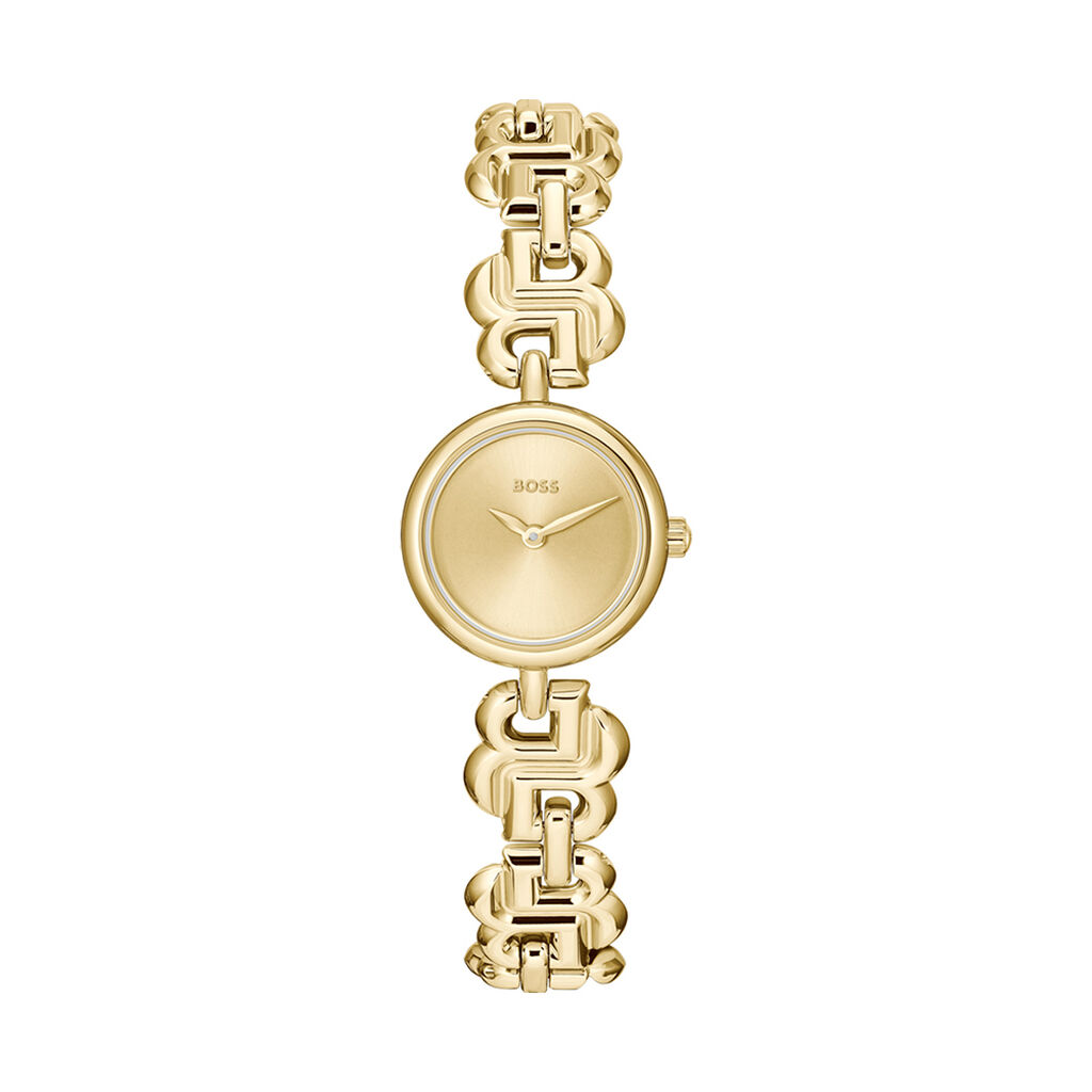 Montre Boss Double B Dressy Champagne - Montres Femme | Histoire d&rsquo;Or