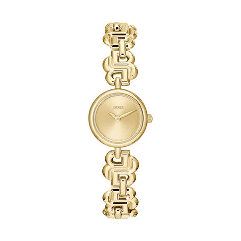 Montre Boss Double B Dressy Champagne - Montres Femme | Histoire d&rsquo;Or