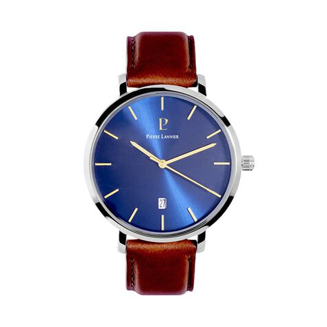 Montre Pierre Lannier Collection Echo Acier Argenté - Montres Homme | Histoire d’Or