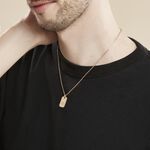 Collier Plaqu&eacute; Or Quintien - Colliers Zodiaque Homme | Histoire d&rsquo;Or
