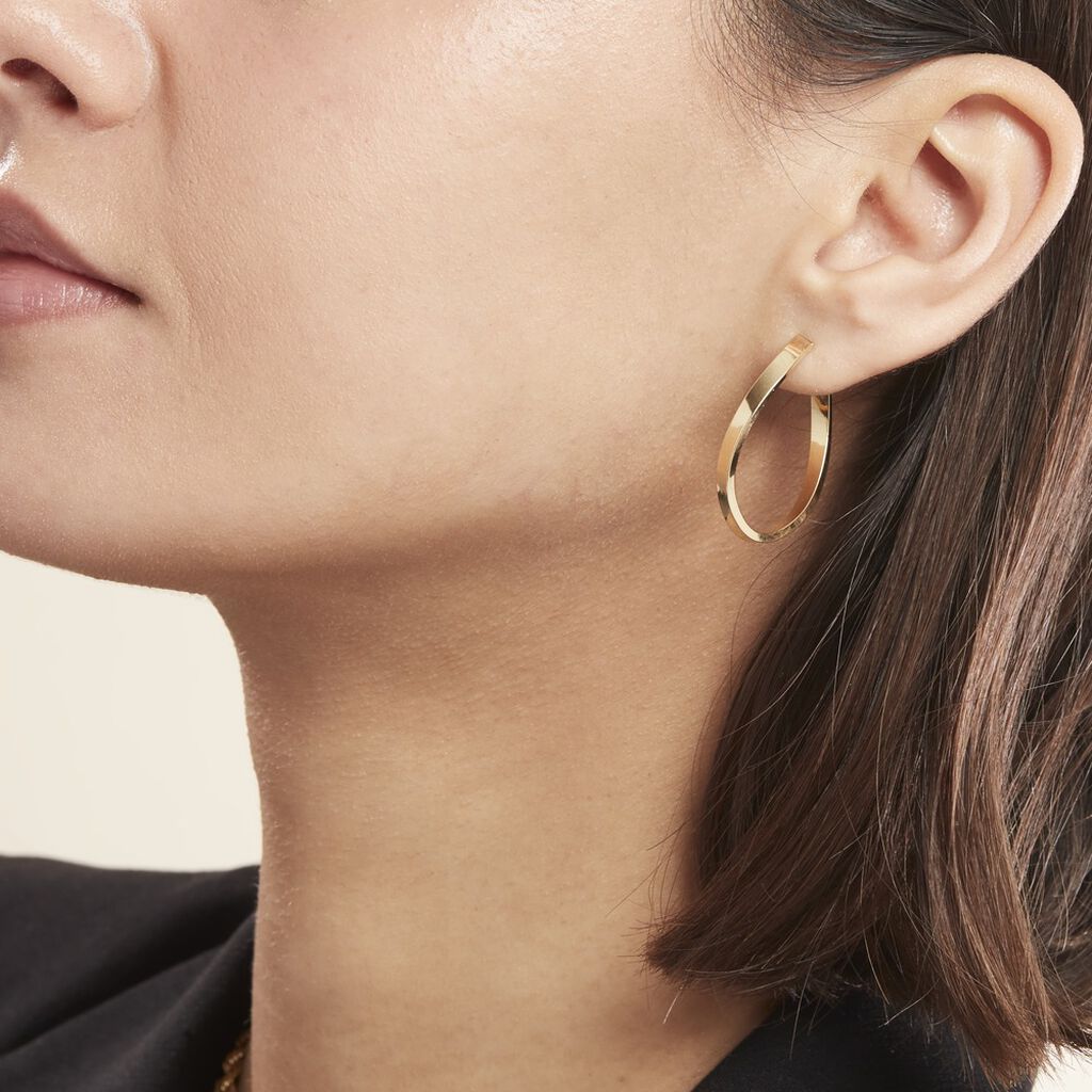 Créoles Or Jaune - Boucles d'oreilles créoles Femme | Histoire d’Or