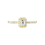 Bague Solitaire Barbara Or Jaune Diamant - Bagues solitaires Femme | Histoire d&rsquo;Or