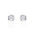 Boucles D'oreilles Puces Philia Argent Blanc Oxyde De Zirconium - Boucles d'oreilles fantaisie Femme | Histoire d’Or