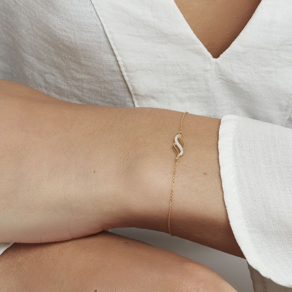 Bracelet Aliz Or Jaune - Bracelets Femme | Histoire d’Or