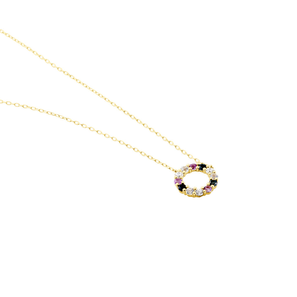 Collier Iris Or Jaune Topaze Améthyste - Colliers Femme | Histoire d’Or