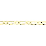 Bracelet Ophelio Maille Alternee 1/1 Or Jaune - Bracelets cha&icirc;ne Homme | Histoire d&rsquo;Or