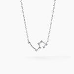 Collier Vega Argent Blanc Oxyde De Zirconium - Colliers Zodiaque Femme | Histoire d&rsquo;Or