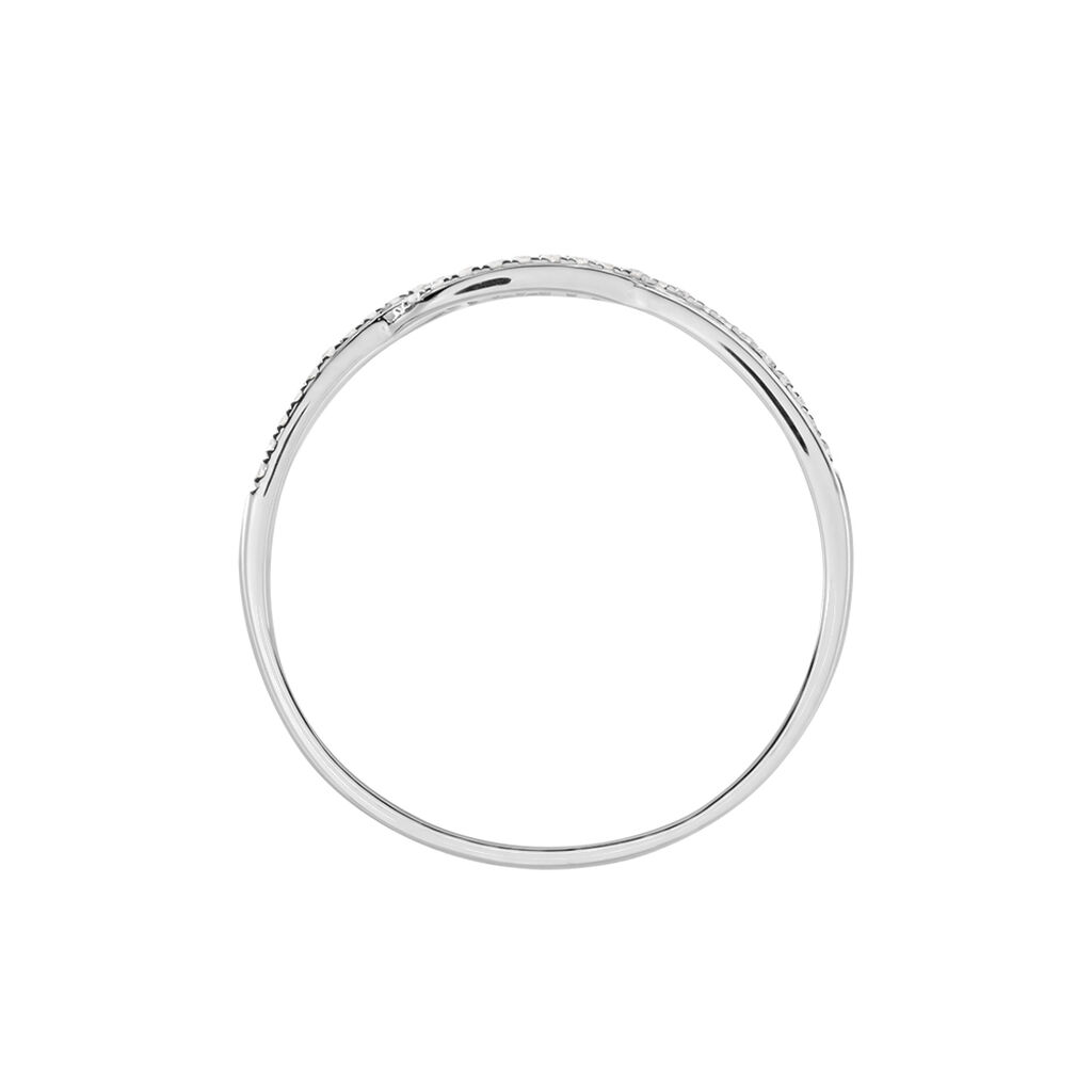 Bague Ursulla Or Blanc Diamant - Bagues avec pierre Femme | Histoire d’Or