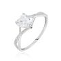 Bague Or Blanc Clothilde Oxyde De Zirconium