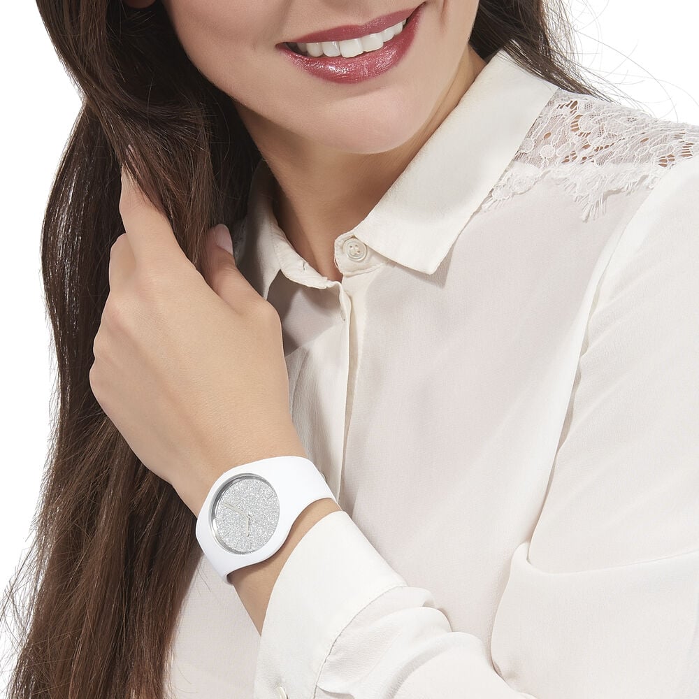 Montres Ice Watch 001351 Plastique Boucle Ardillon Blanc Ronde -  HUMFAQF0030 • Histoire d'Or