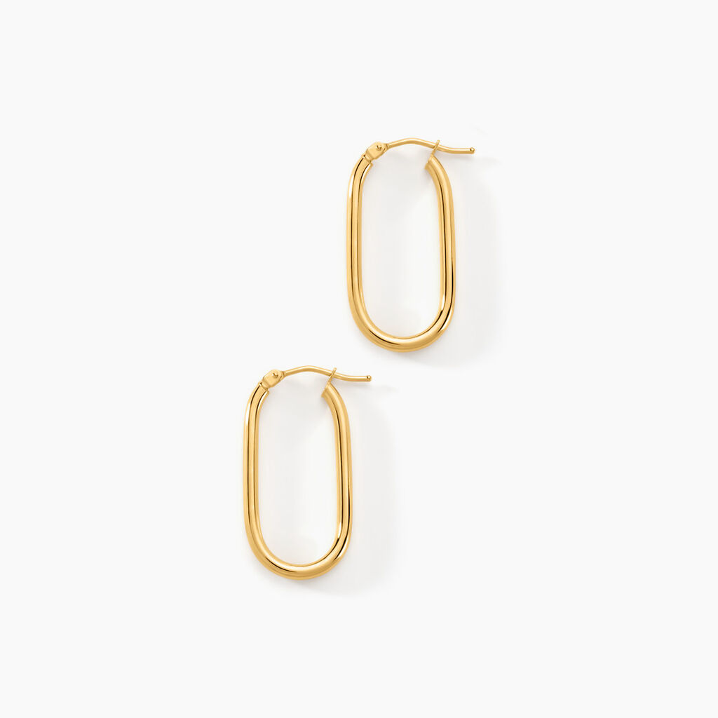 Créoles Cliona Or Jaune - Boucles d'oreilles créoles Femme | Histoire d’Or