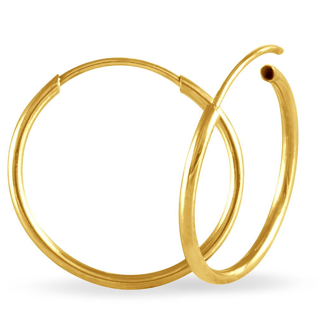 Créoles Dominae Or Jaune - Boucles d'oreilles créoles Femme | Histoire d’Or