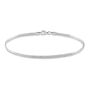 Bracelet Izel Maille Anglaise Or Blanc