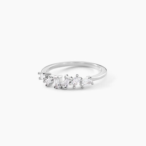 Bague Adonia Argent Blanc Oxyde De Zirconium - Bagues avec pierre Femme | Histoire d&rsquo;Or