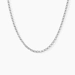 Collier Maille Nuncio Argent Blanc - Chaines Famille | Histoire d&rsquo;Or