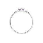 Bague Argent Purple Bloom Oxyde De Zirconium - Bagues avec pierre Femme | Histoire d&rsquo;Or