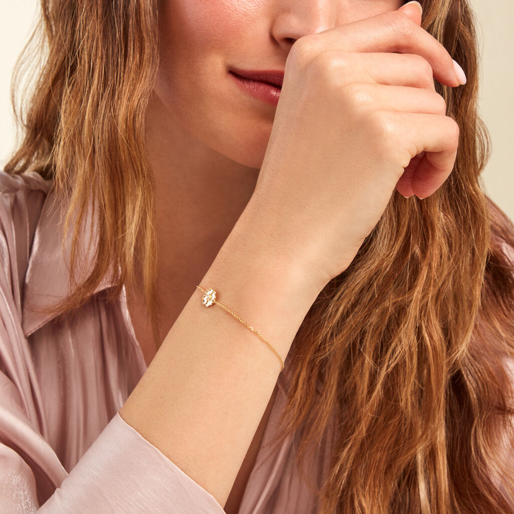 Bracelet Nacrea Or Jaune Oxyde De Zirconium - Bracelets Femme | Histoire d’Or