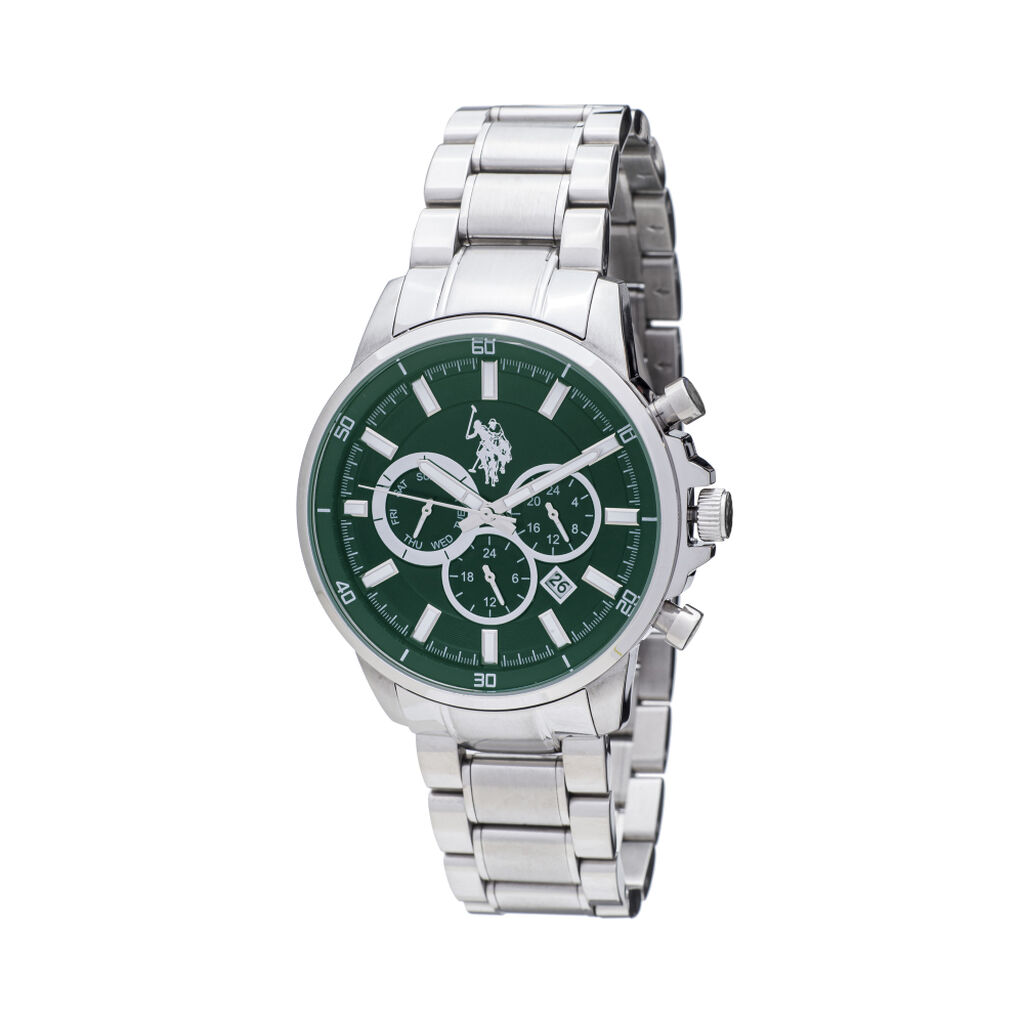 Montre U.S. Polo Us Polo Grayson Vert - Montres Homme | Histoire d&rsquo;Or