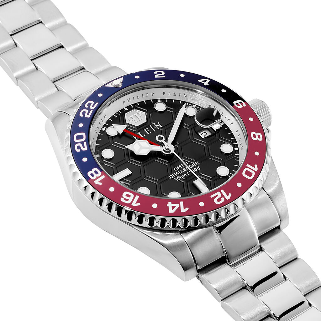 Montre Philipp Plein Gmt-i Challenger Noir - Montres Homme | Histoire d’Or