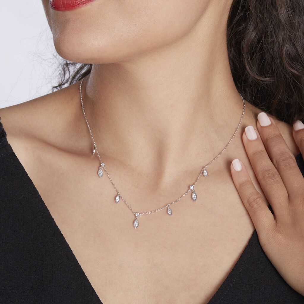 Collier Argent Cesario Oxyde - Colliers fantaisie Femme | Histoire d&rsquo;Or