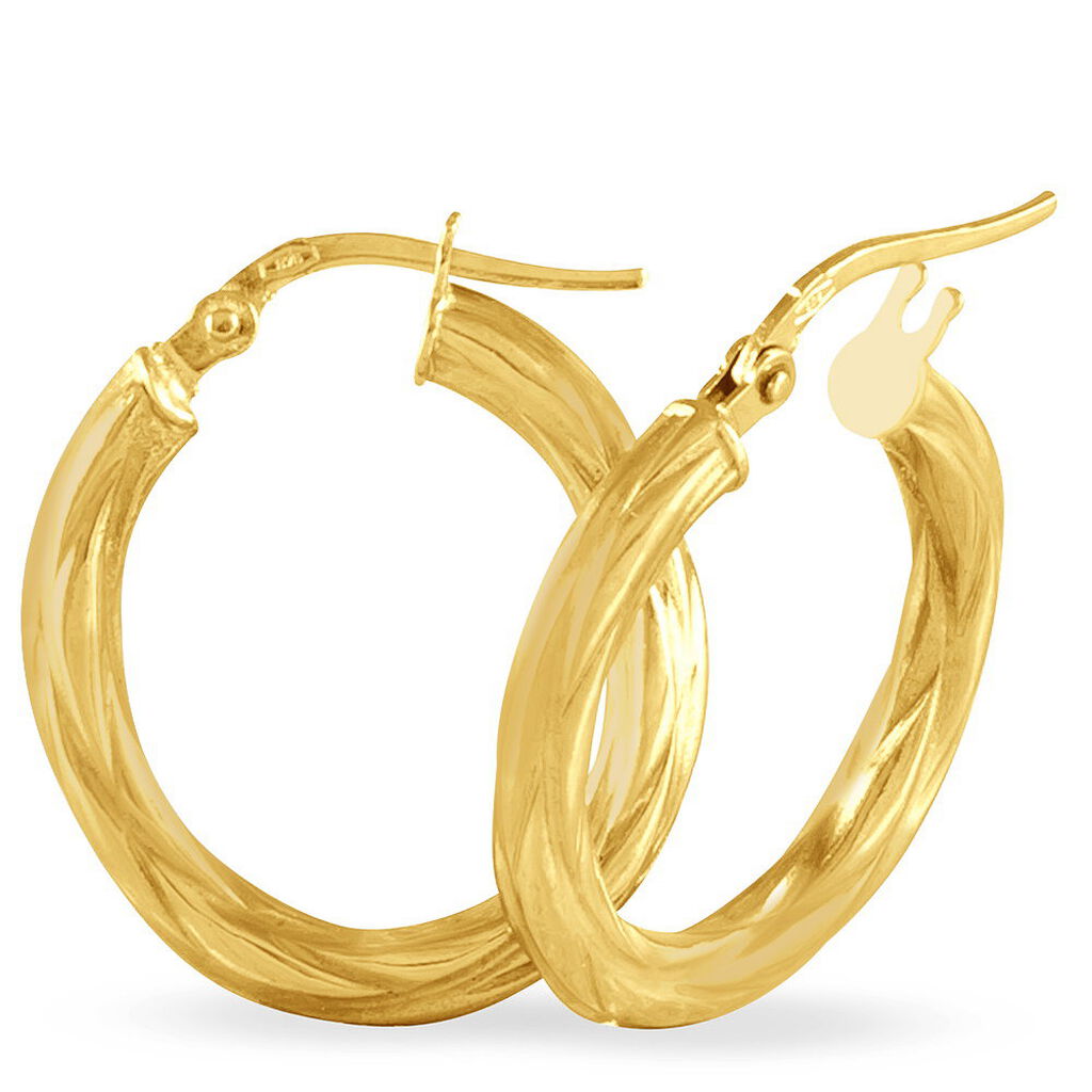 Créoles Anantha Or Jaune - Boucles d'oreilles créoles Femme | Histoire d’Or