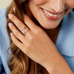 Bague Paros Argent Blanc - Bagues fantaisie Femme | Histoire d&rsquo;Or