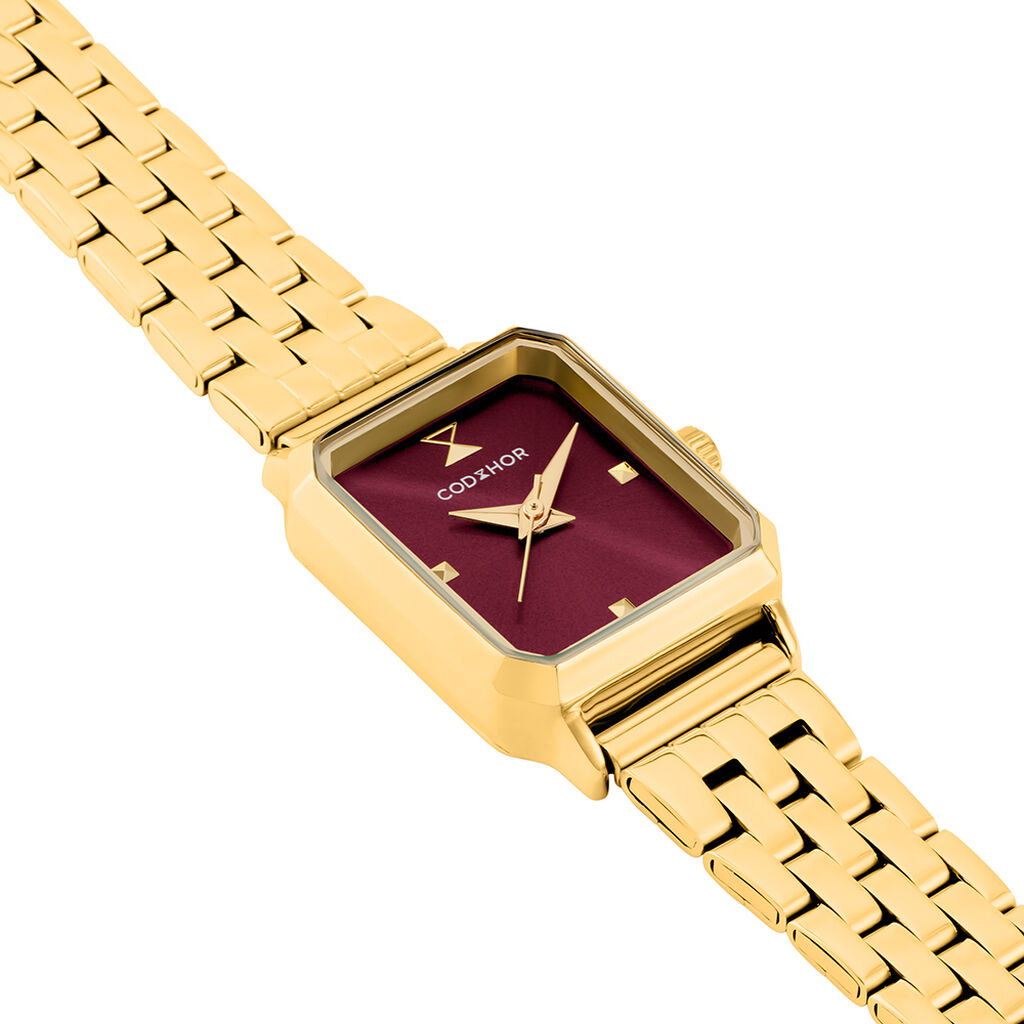 Montre Codhor Hortense Bordeaux - Nouveautés montres Femme | Histoire d’Or