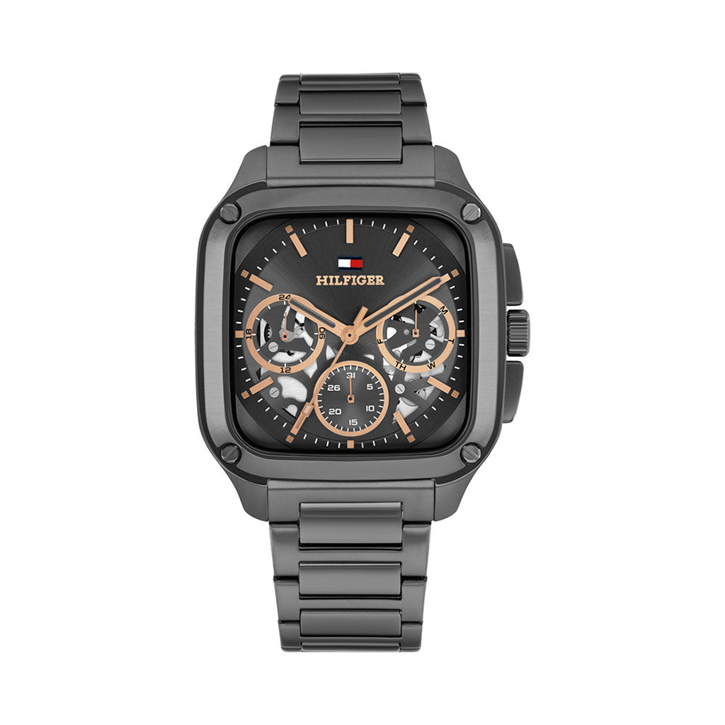 Montre Tommy Hilfiger Herald Gris - F&ecirc;te des p&egrave;res Homme | Histoire d&rsquo;Or
