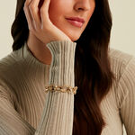 Bracelet Doria Acier Jaune - Bracelets cha&icirc;ne Femme | Histoire d&rsquo;Or