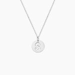 Pendentif Elio S Argent Blanc - Pendentifs Famille | Histoire d&rsquo;Or