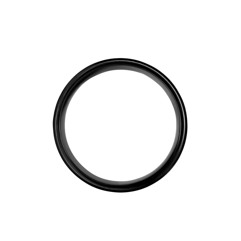Bague Rico Acier Noir - Bagues fantaisie Homme | Histoire d’Or