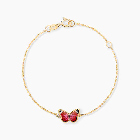 Bracelet Sulivia Papillon Or Jaune - Bracelets Enfant | Histoire d’Or