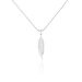 Collier Argent Blanc Gdiulia - Bijoux Plume Femme | Histoire d’Or