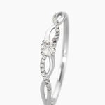 Bague Solitaire Vilma Or Blanc Diamant - Bagues solitaires Femme | Histoire d&rsquo;Or