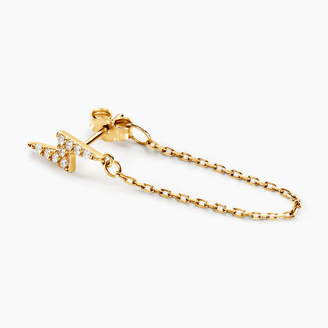 Boucle D'oreille Unitaire Fionola Or Jaune Oxyde De Zirconium - Ear cuffs Femme | Histoire d’Or