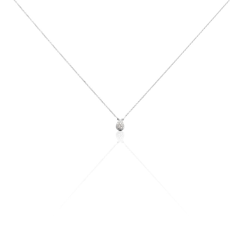 Collier Gally Or Blanc Diamant - Colliers Femme | Histoire d’Or