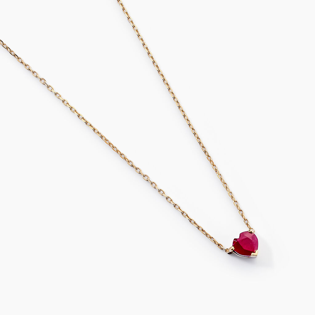 Collier Valerius Or Jaune Rubis - F&ecirc;te des m&egrave;res Femme | Histoire d&rsquo;Or