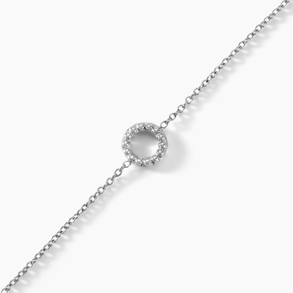 Bracelet Peytone Argent Blanc - Bracelets Femme | Histoire d’Or