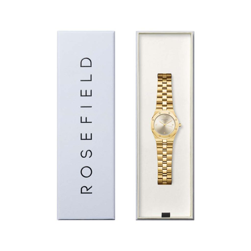 Montre Rosefield Rose Cr&egrave;me - Montres Femme | Histoire d&rsquo;Or