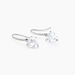 Boucles D'oreilles Pendantes Bo Coeur Pm Or Blanc Oxyde De Zirconium - Boucles d'oreilles pendantes Femme | Histoire d’Or