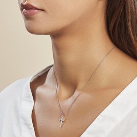 Pendentif Aisse Argent Blanc - Pendentifs Famille | Histoire d’Or