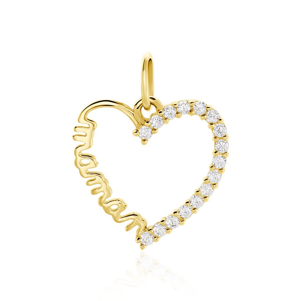 Pendentif Chiela Or Jaune Oxyde De Zirconium