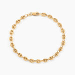 Bracelet Maille Dami Or Jaune - Bracelets cha&icirc;ne Homme | Histoire d&rsquo;Or